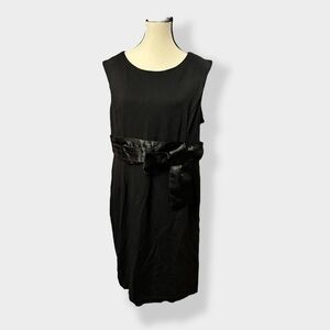 Women’s XXL Little black dress with bow waist